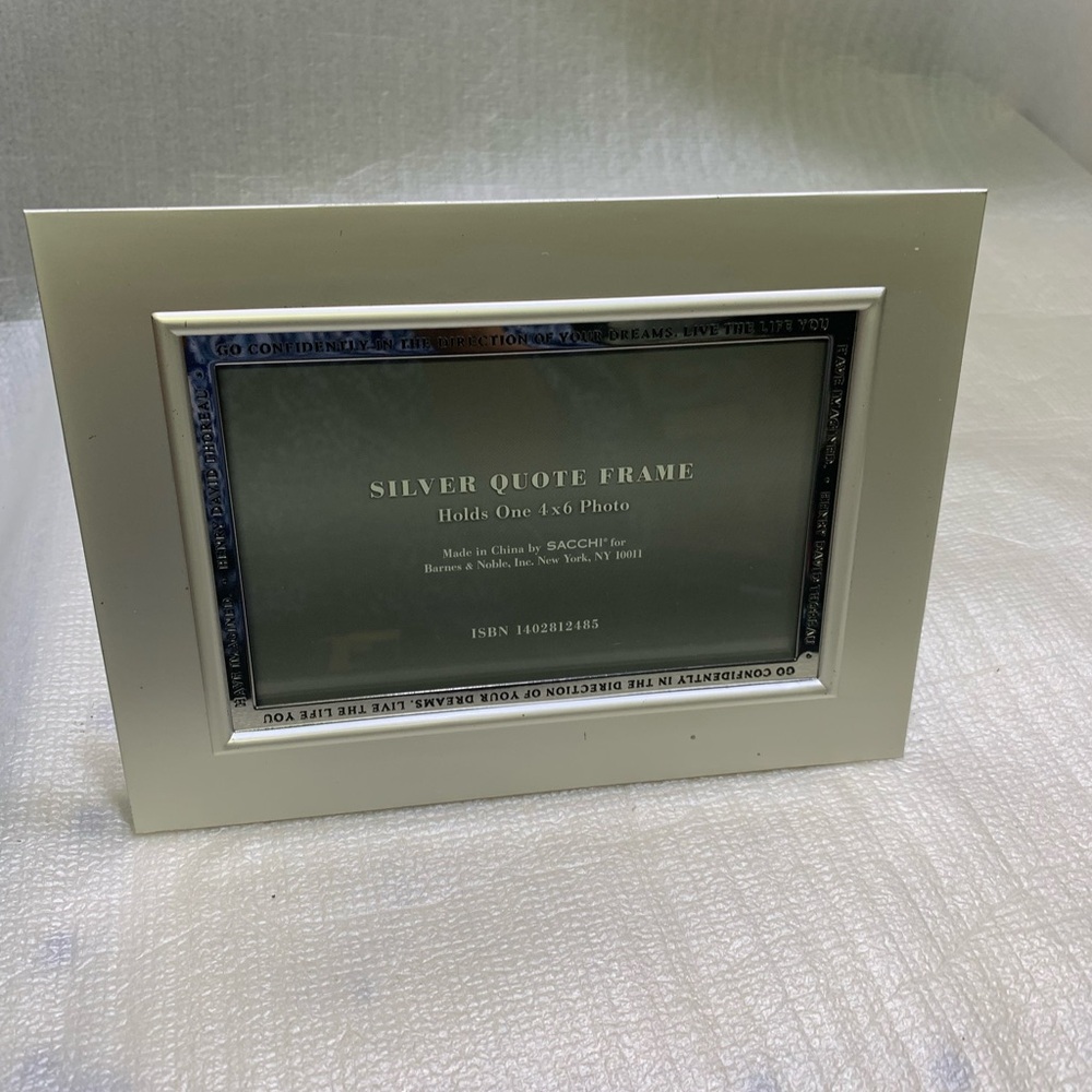 Barnes & Noble Silver Photo Frame